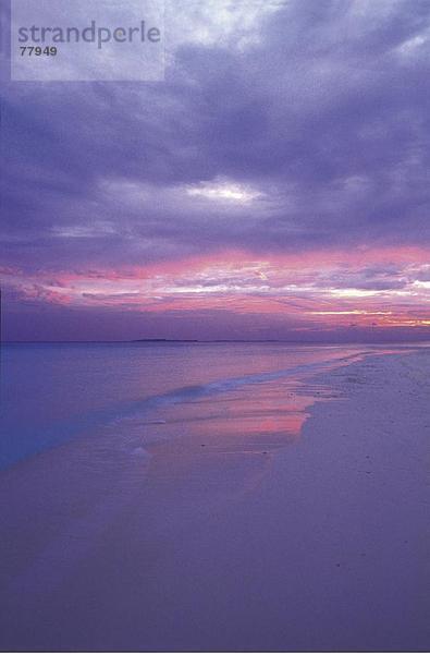 10650110  Dämmerung  Dämmerung  lila  Malediven  Indischer Ozean  Rosa  Meer  Sand  Sand Bank  Stimmung  Strand  Meer  Wolken  Wetter