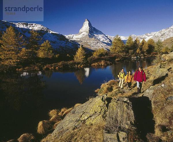 10651539  alpine  Alpen  Berge  Bergsee  drei  Grindjisee  Gruppe  Herbst  Landschaft  Matterhorn  Sehenswürdigkeit  Berg  S