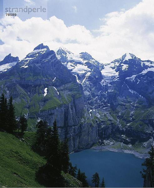 Landschaftlich schön landschaftlich reizvoll Berg See Meer Alpen Berner Oberland Kanton Bern