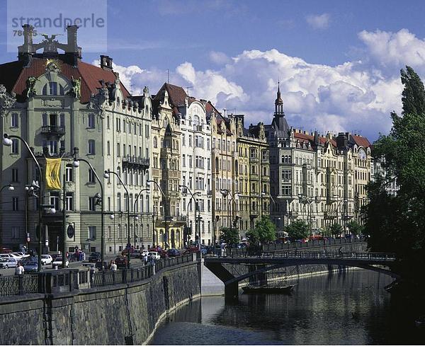 10753207  Architektur  Europa  Europäische  Urlaub  River  Fluss  Gebäude  Bau  Hauptstadt  historischen  Horizontal  Prag