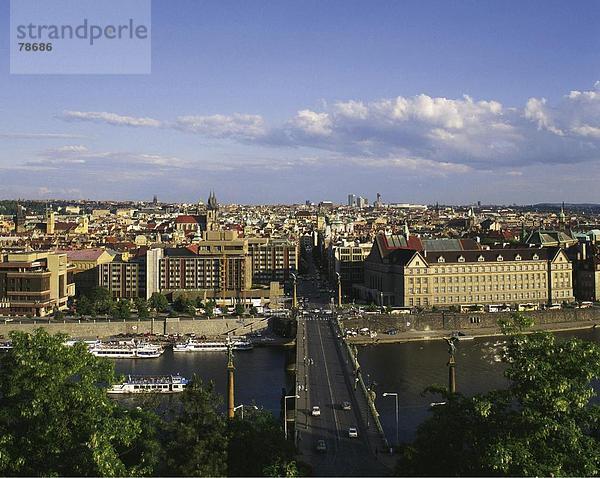 10753208  Europa  Europäische  Urlaub  River  Fluss  Hauptstadt  historischen  Horizontal  Prag  Ziel  Republik  Stadt  Stadt