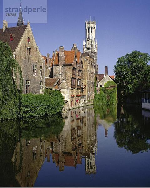 10753247  Belfry  Belgien  Brugge  Bruges  EU  Europa  Europäische  Urlaub  Flandern  Glocke  Hochformat  Kanal  Kanal  Qu