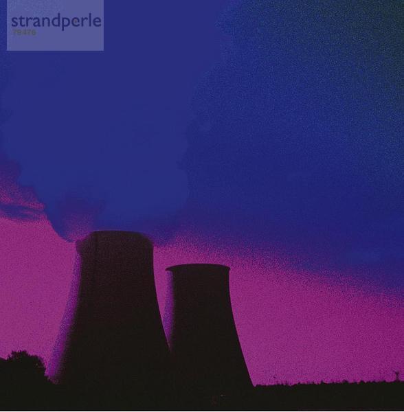 10760868  atomic Power Station  Kernkraftwerk  Kernkraftwerk  Menace  Bedrohung  blau  Elektrizität  Energie  Strom