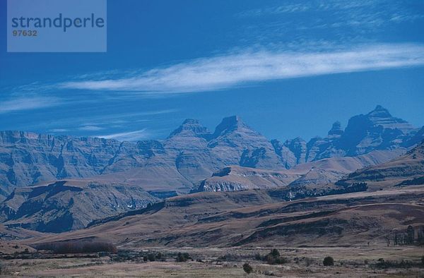 Panoramische Ansicht der Bergkette