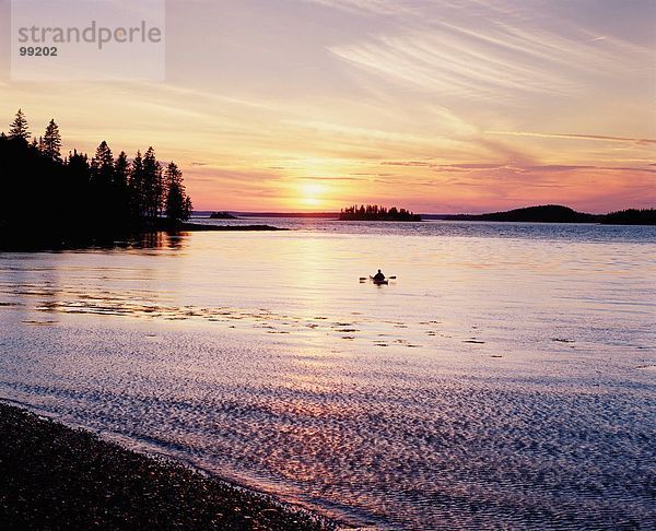 Umgebung & Natur. Lake. Sonnenuntergang