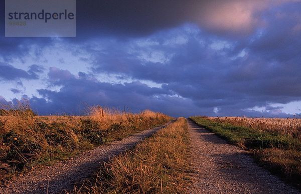 Wolkengebilde über Landschaft