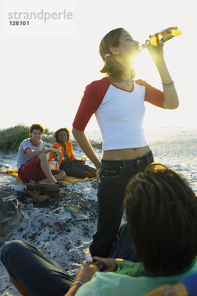 Menschen am Strand