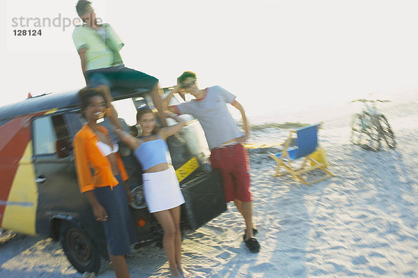 Menschen am Strand