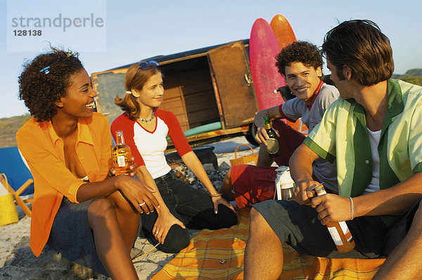 Menschen am Strand