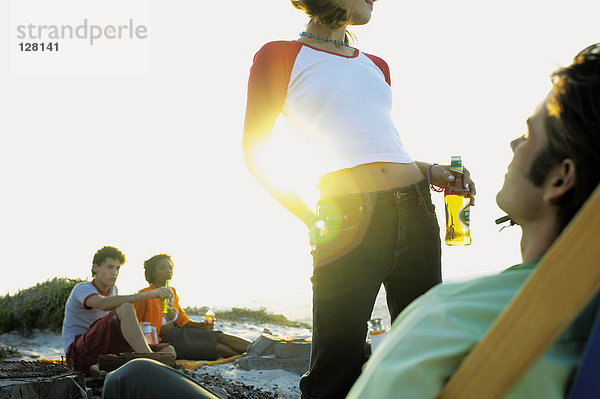 Menschen am Strand