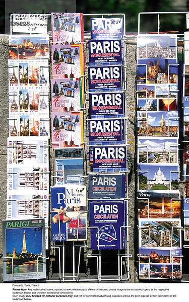 Postkarten  Paris  Frankreich