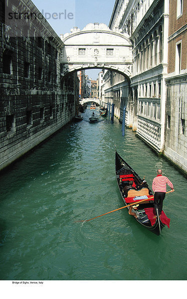 Seufzerbrücke  Venedig  Italien