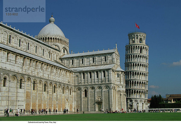 Dom und Schiefer Turm  Pisa  Italien