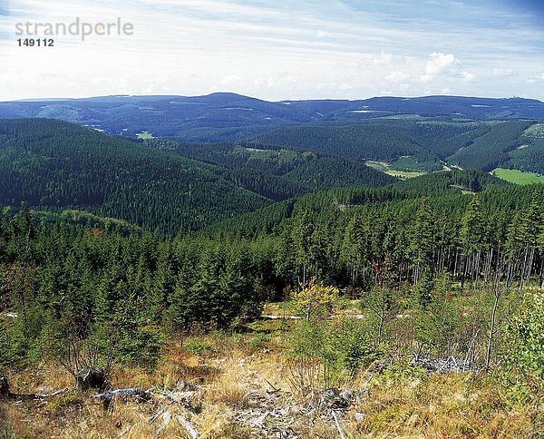 Panoramische Ansicht der Gebirge  Deutschland