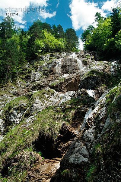 Wasser fallen  Logarska Dolina  Logartal  Solcava  Slowenien