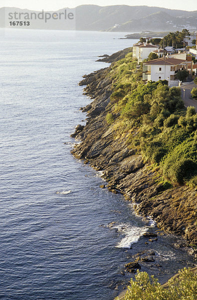 Ilanca  coastline of Costa Brava  Catalonia  Spain