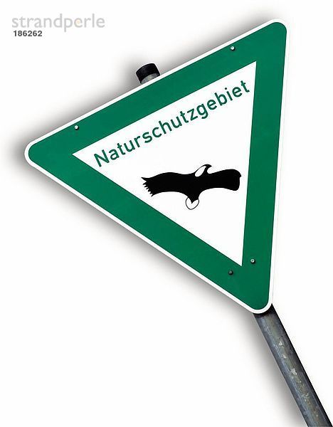 Naturschutzgebietsschild