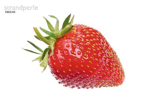 Frische Erdbeere  Nahaufnahme