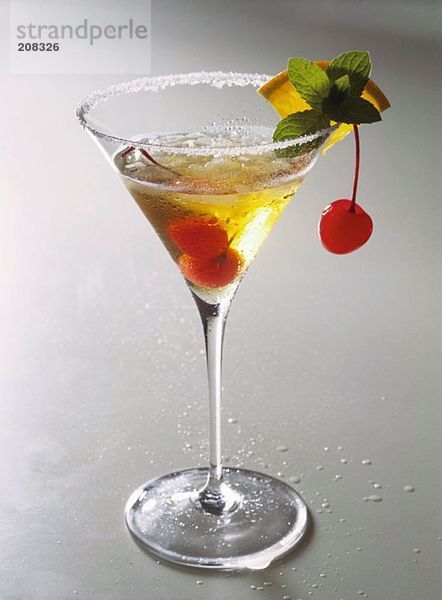 Champagnercocktail mit Grand Marnier