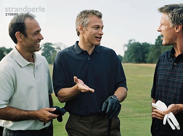 Golfer im Gespräch