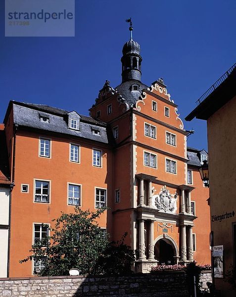 Fassade des Gebäudes in Town  Bad Mergentheim  Baden-Württemberg  Deutschland