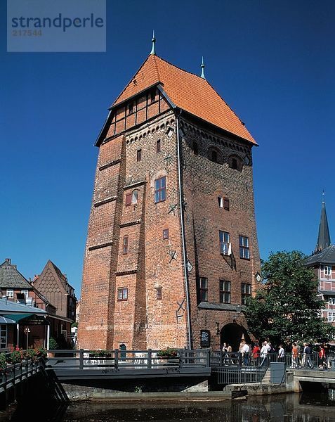 Historischen Wasserturm von der Abt Mill  Lüneburg  Niedersachsen  Deutschland