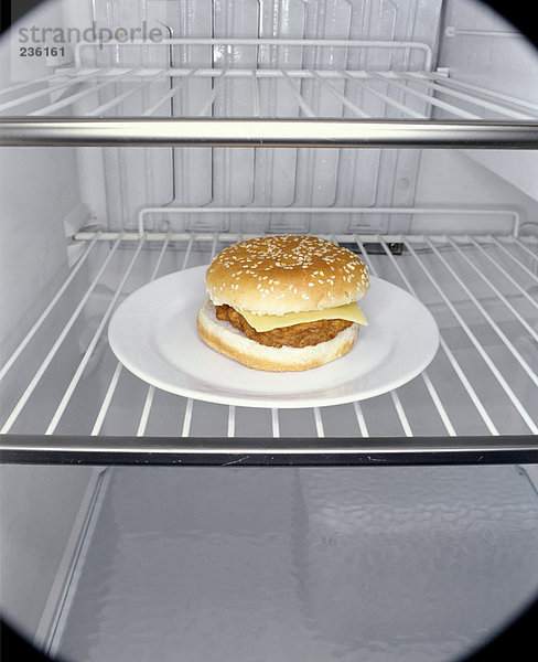 Hamburger im Kühlschrank