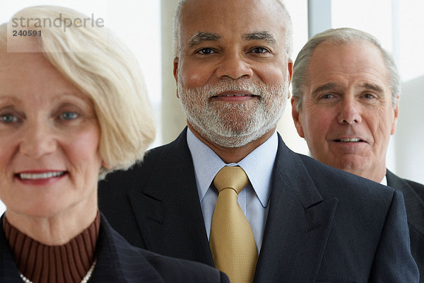 Porträt von drei Vorstandsvorsitzenden