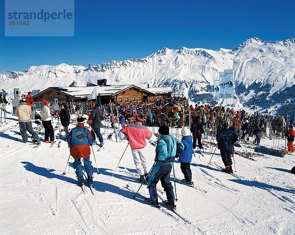 Berg Sport Restaurant Alpen Ski Gast Betrieb Wintersport