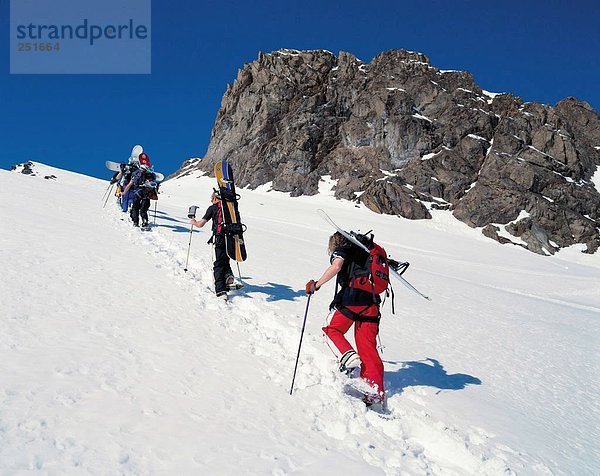 Berg Sport aufwärts Werbung Alpen Kleidung Kanton Graubünden Wintersport