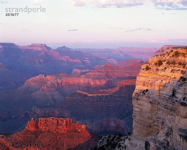 10336191  Abend Licht  Arizona  Klippe Streifen  Grand Canyon  Überblick  USA  Amerika  Nordamerika