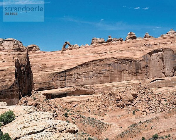 10342504  Bögen  Nationalpark  Delicate Arch  Klippe  Klippe  Bogen  Utah  USA  Amerika  Nordamerika