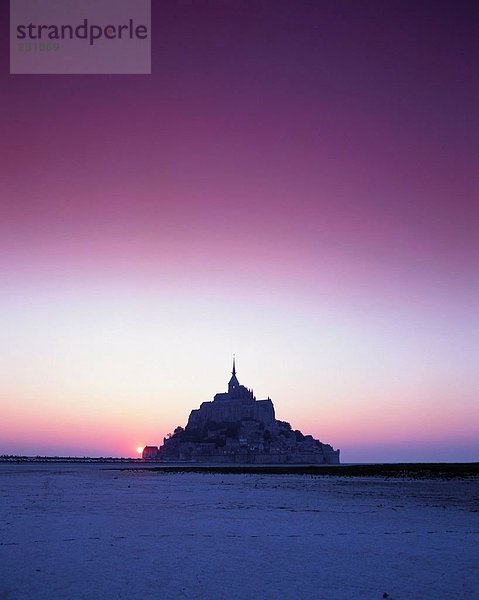 10473278  Filter  Frankreich  Europa  Mont St. Michel  Normandie  Kontur  Sonnenuntergang  Stimmung