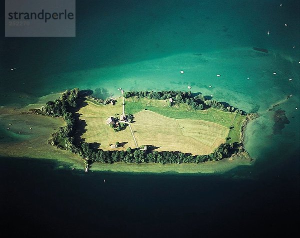 10131847  Körper von Wasser  Island  Insel  Luftaufnahme  Luftaufnahme  Schweiz  Europa  See  Meer  Ufenau  Zürich-See  Meer