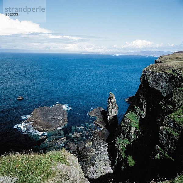 10171048  Großbritannien  Handa Insel  Klippen  Küste  Landschaft  Highlands  Schottland  Schutz der Vögel-Bereich