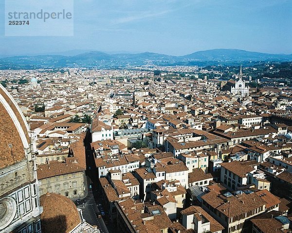 10228179  Blick vom Dom  Kuppel  Dächer  Florenz  Italien  Europa  Überblick