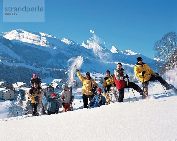 Sport Vielfalt Schnee Wintersport
