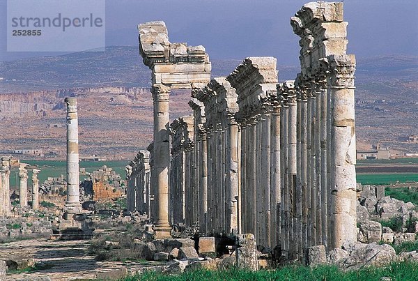 Ruinen von Säulen