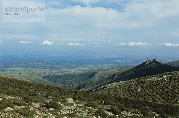 Panoramischen Ansicht der Senke  Italien