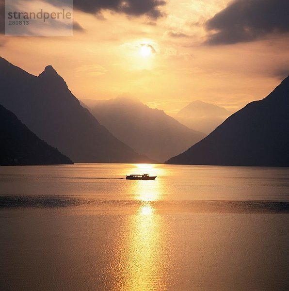 Kanton Tessin Schweiz Luganersee