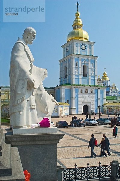 Skulptur an Dom  St. Michaels  Kiew  Ukraine