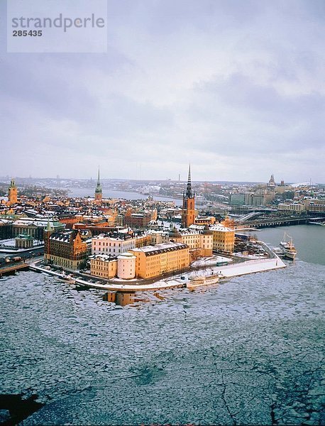 Luftbild von Stadt  Gamla Stan  Riddarholmen  Schweden
