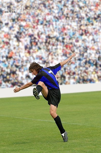 Fußball-Spieler markanten