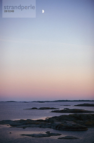 Sunset Stockholmer Schären Schweden.