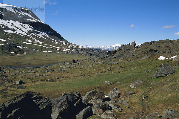 Einer Berglandschaft.