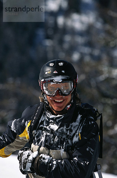 Portrait eines Skifahrers.
