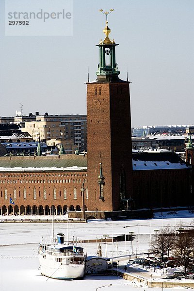Blick über Stockholm City Hall.