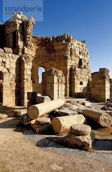 Ruinen der römischen Stadt  Maaloula  Syrien