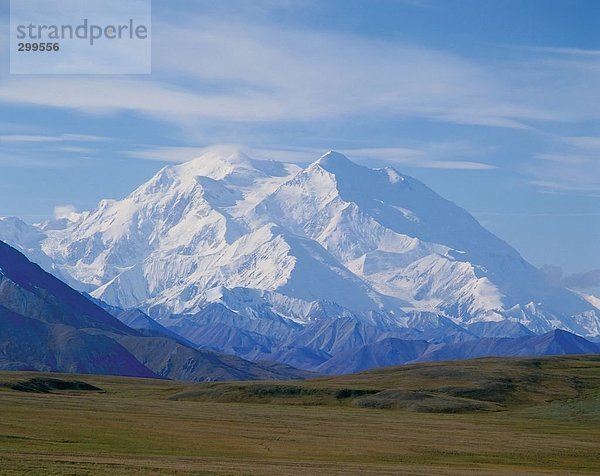 Berge gegen Himmel  Denali National Park  Mt Mckinley  Alaska  USA