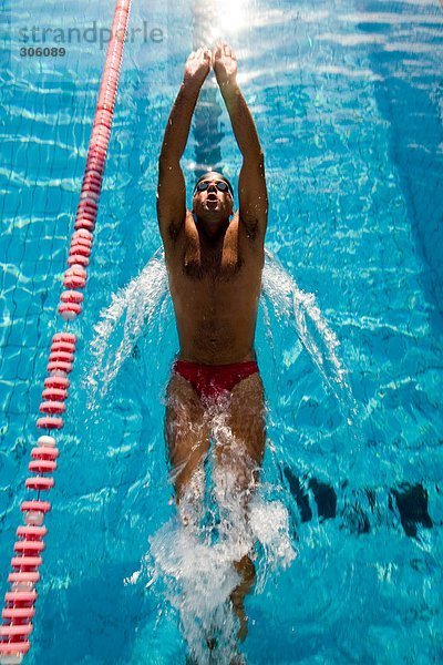 Male swimmer